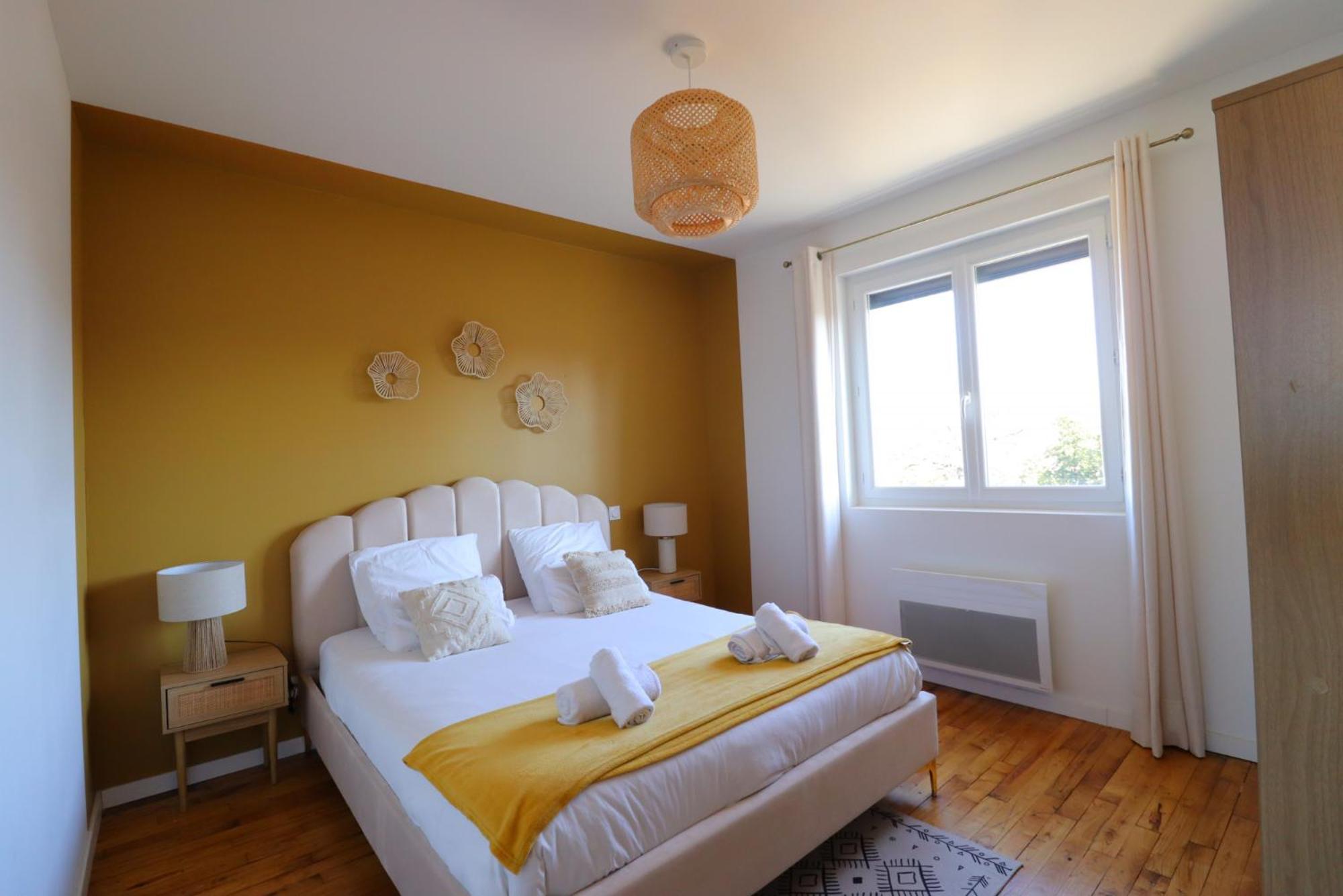 Le Boho - Charmant T3 Avec Climatisation Et Fibre Bergerac Quarto foto