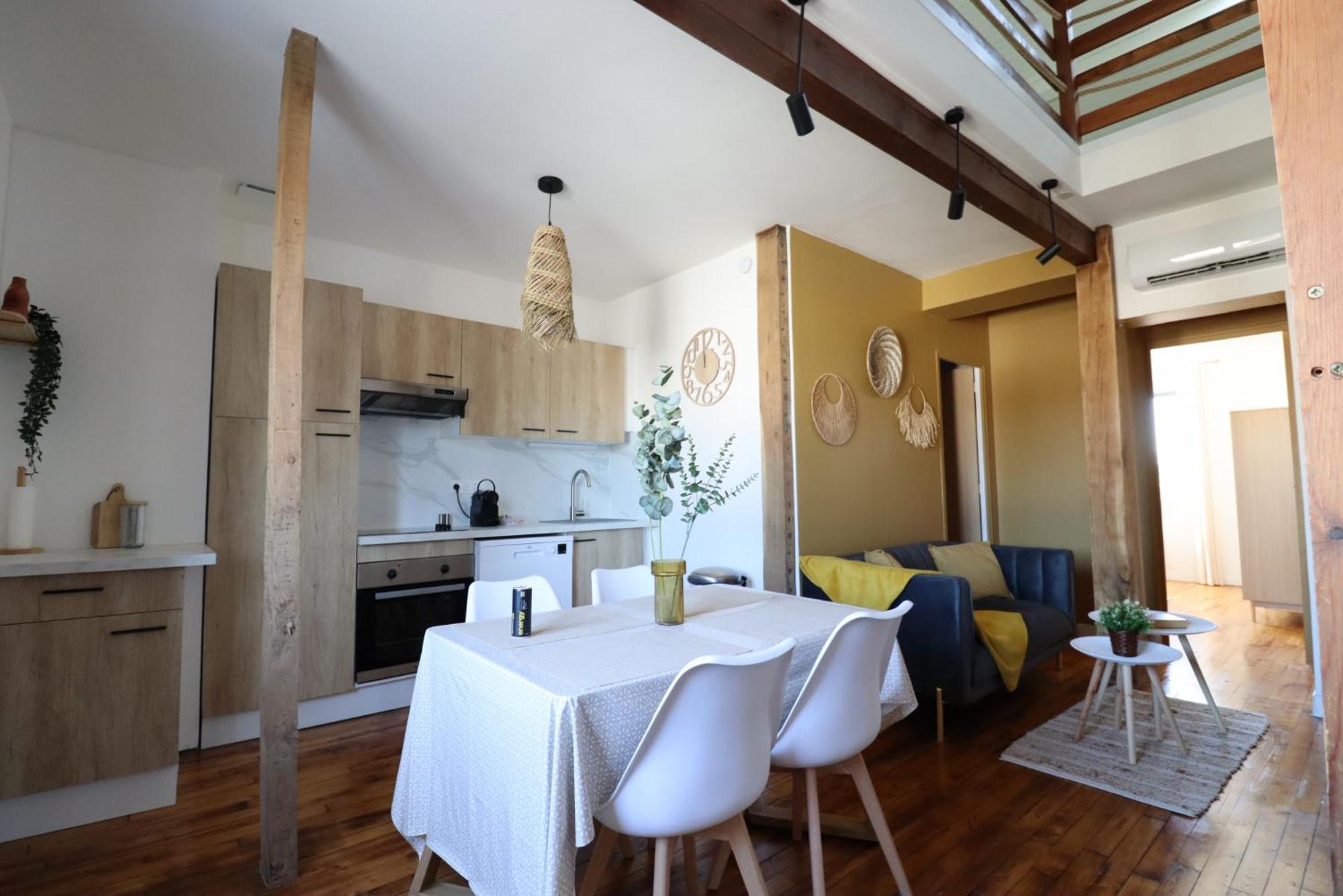Le Boho - Charmant T3 Avec Climatisation Et Fibre Bergerac Quarto foto