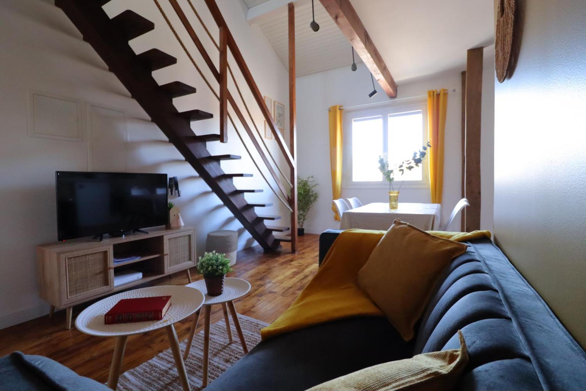 Le Boho - Charmant T3 Avec Climatisation Et Fibre Bergerac Quarto foto